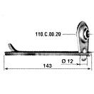 SUPPORTO A MURARE CON CUSCINETTO